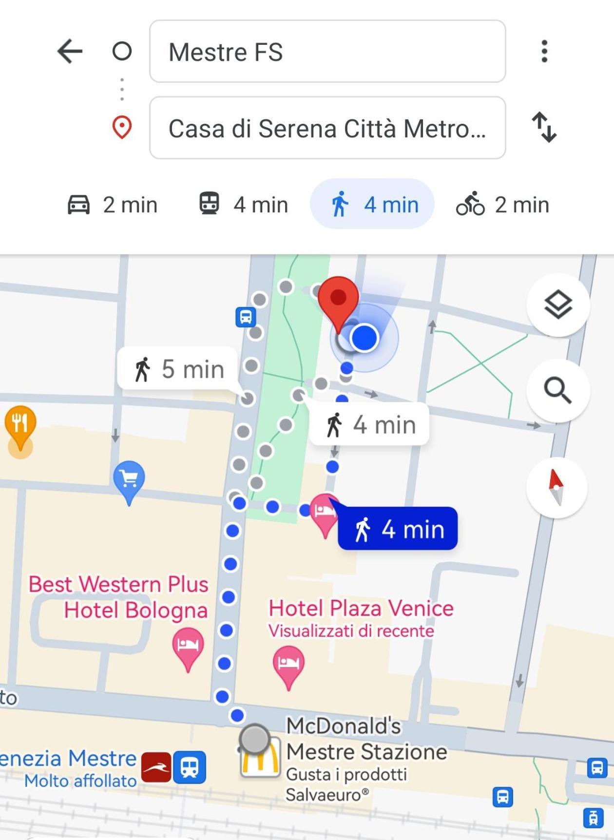 Casa Di Serena Mestre Buitenkant foto